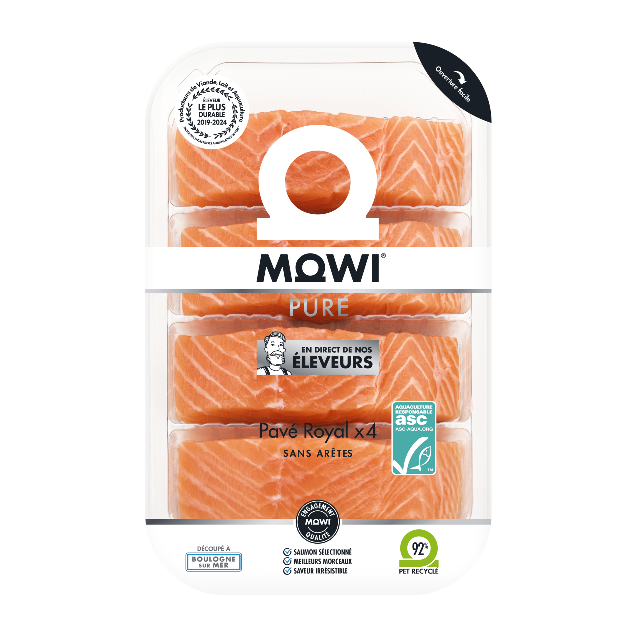 Pavés de saumon Mowi 