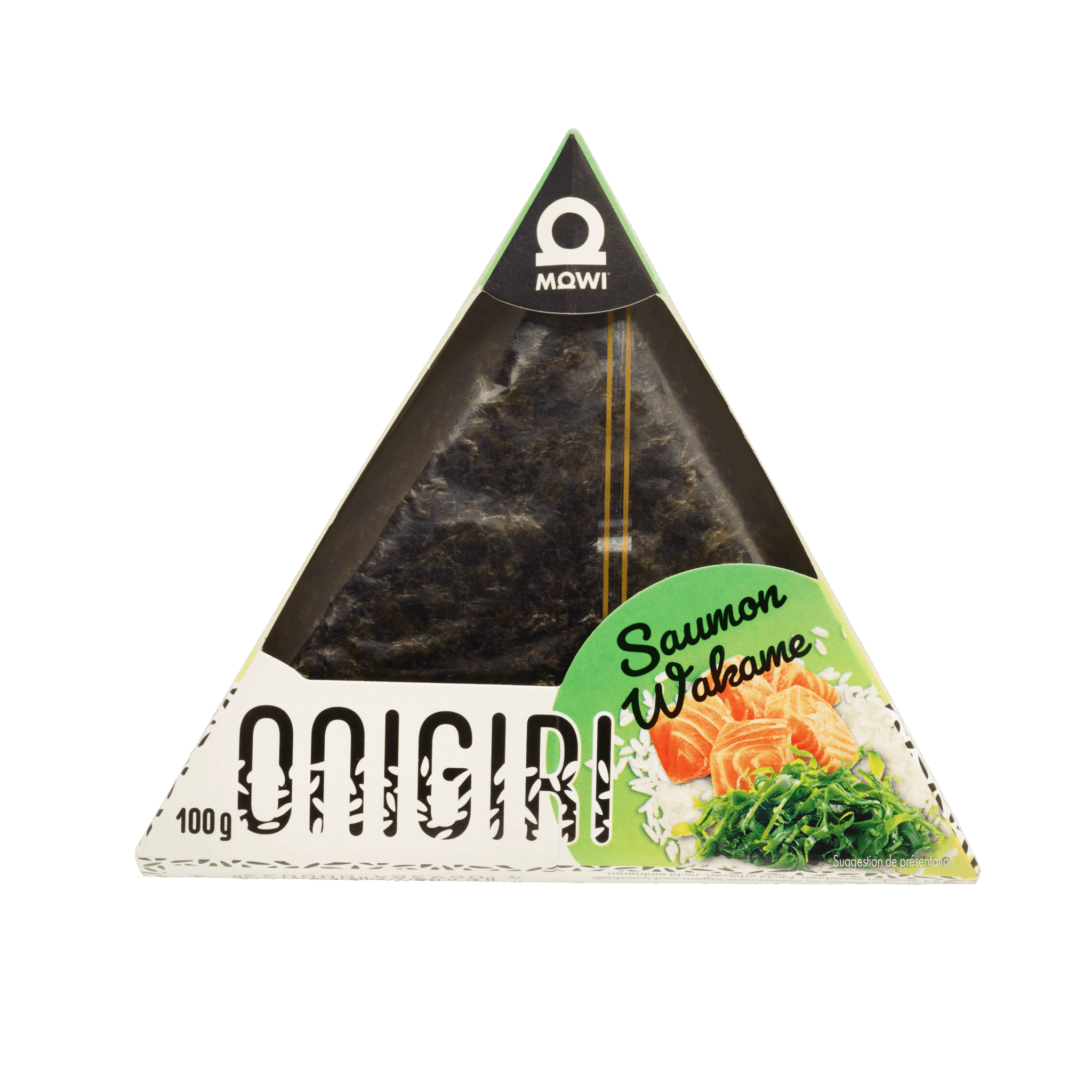 Onigiri MOWI au saumon et wakame.